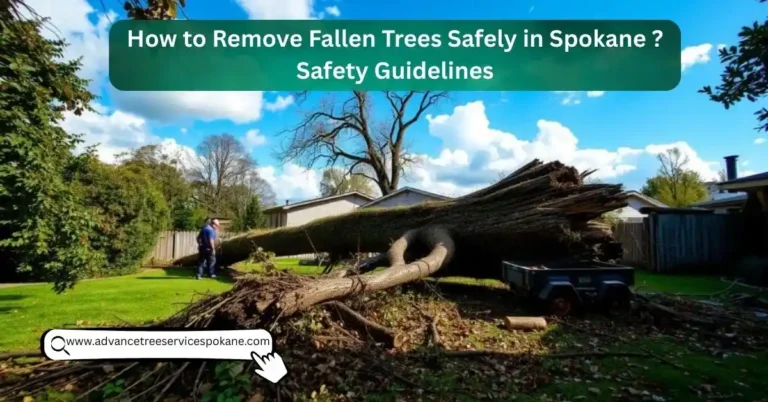 How to Remove Fallen Trees Safely in Spokane